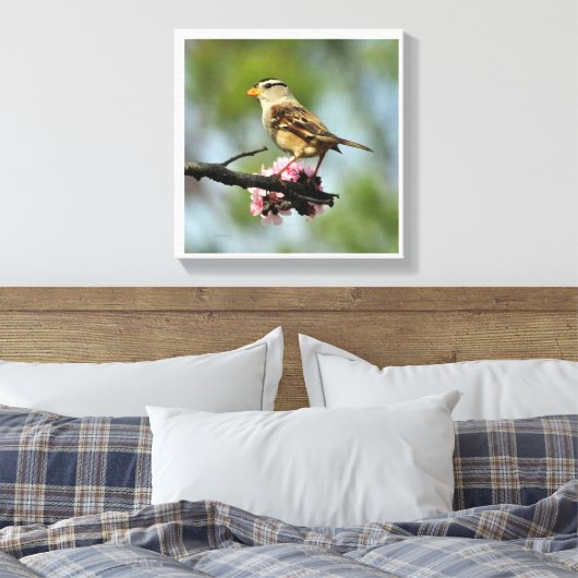 witte mug canvas afdruk (Insitu (Slaapkamer))