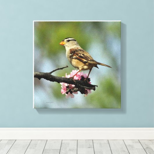 witte mug canvas afdruk (Insitu (Houten vloer))