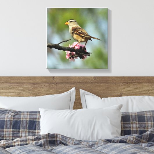 witte mug canvas afdruk (Insitu (Slaapkamer))