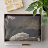 Witte Muis Roze Rok Koffer Decoupage Tissuepapier (Geschenk)