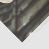 Witte Muis Roze Rok Koffer Decoupage Tissuepapier (Detail)