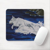 Witte Muismat van Shepherd Splash (Met muis)