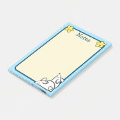Witte muizen post-it® notes (Schuin)