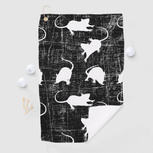 witte muizenhanddoek golfhanddoek (Insitu)