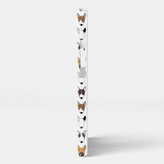 Witte Multibull Bull Terrier Telefoon Case iPhone Hoesje (Linkerkant)