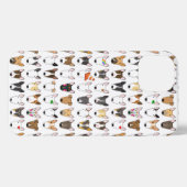 Witte Multibull Bull Terrier Telefoon Case iPhone Hoesje (Achterkant horizontaal)