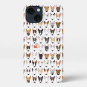Witte Multibull Bull Terrier Telefoon Case iPhone Hoesje (Achterkant)