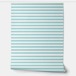 Witte muntstrepen behang