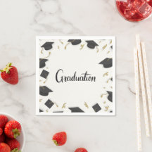 Witte muts & confetti afstudeerfeest