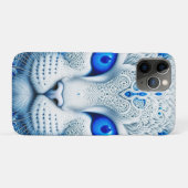 Witte Mystieke Kat Etherische AI Kunst Case-Mate iPhone Case (Achterkant (horizontaal))