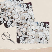 Witte  naaien Buttonnen Tissuepapier