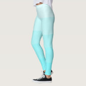 Witte naam | Stijlvolle 5 elektrische blauwe tinte Leggings (Links)