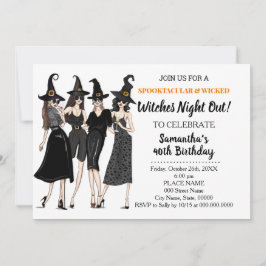 Witte nacht uit halloween Birthday Kaart