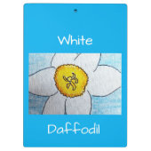 Witte Narcis Klembord (Achterkant)