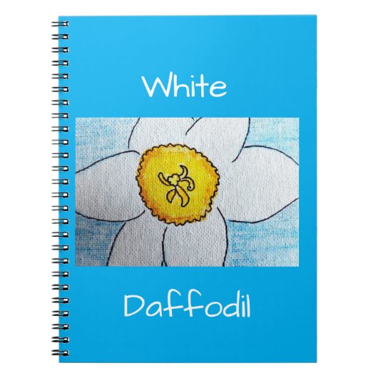 Witte Narcis Notitieboek (Voorkant)