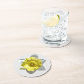 Witte Narcis Papier Onderzetter (Insitu)