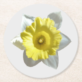Witte Narcis Papier Onderzetter