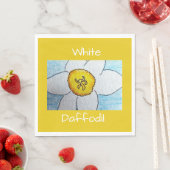 Witte Narcis Servet (Insitu)