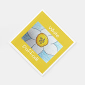 Witte Narcis Servet (Hoek)