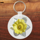 Witte Narcis Sleutelhanger (Voorkant)