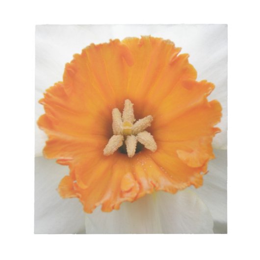 Witte Narcissen Notitieblok (Voorkant)