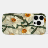 Witte Narcissus Floral Spring Botanical Case-Mate iPhone Case (Achterkant (horizontaal))