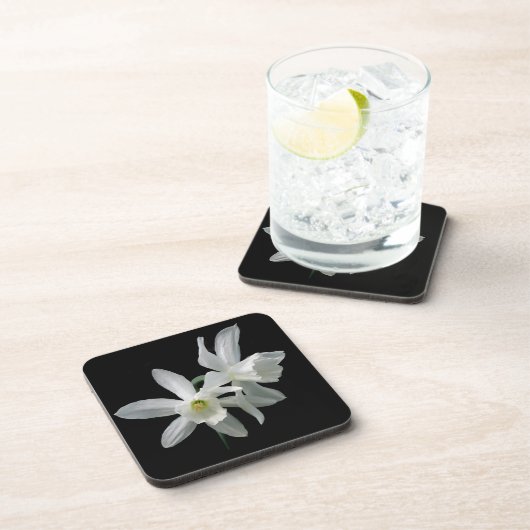 Witte Narcissus Onderzetter (Rechterzijde)