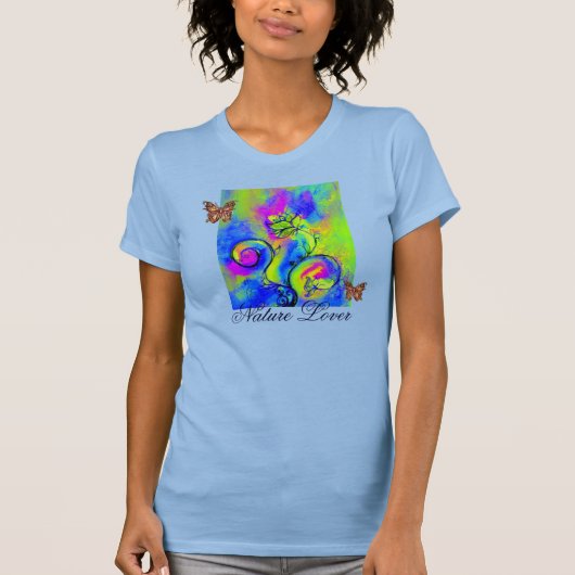 WITTE NATUUR- EN BOTERVLIEGTUIGEN T-SHIRT (Voorkant)