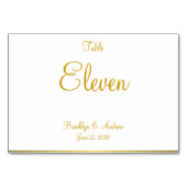 Witte Nautilus Huwelijks Plaatskarten Tafelkaarten Kaart (Voorkant)