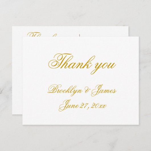 Witte nautische bruiloft dank u Briefkaarten (Voorkant / Achterkant)