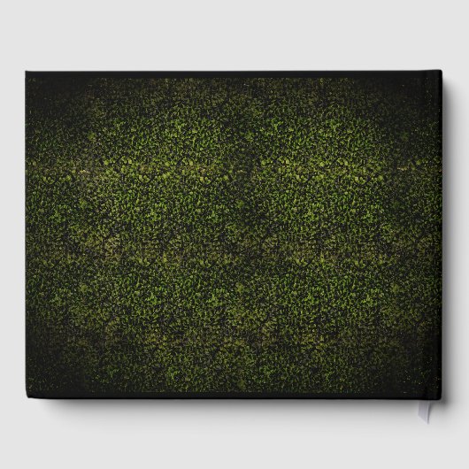 Witte Neon Liefde Teken Boxwood Bruiloft Gastenboek (Achterkant)