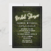 Witte neon teken Vrijgezellenfeest Kaart (Voorkant)