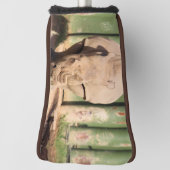 Witte neushoorn golfheadcover (Draai 90)