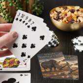 Witte Neushoorn Savanne DIEREN Pokerkaarten (Insitu)