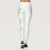 Witte Nevada State Flower Saguaro Cactus Leggings (Achterkant)