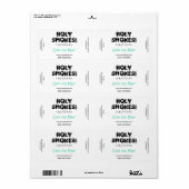 Witte Nicotine E Juice Labels (Full Sheet)