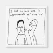 Witte Ninja staat te dichtbij Magneet (Voorkant)