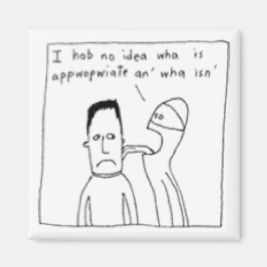 Witte Ninja staat te dichtbij Magneet (Voorkant)