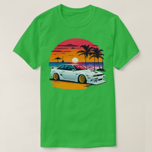 Witte nissan skyline gtr t-shirt (Design voorkant)