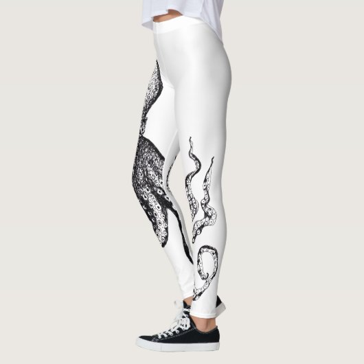 Witte octopus Leggings (Links)
