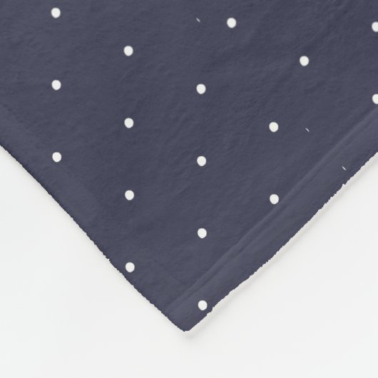  witte octopus & Stippen Patroon Fleece Deken (Hoek)