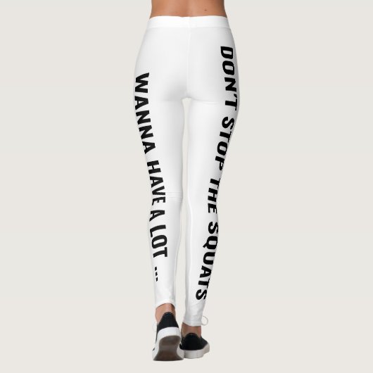 Witte Oefenbroek van TFS Leggings (Achterkant)