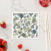 Witte Oerwoud Witte Tijgers Papieren servetten (Insitu)