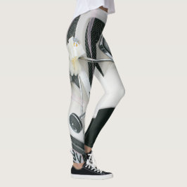 Witte oldsmobile auto ontwerp leggings