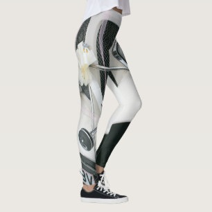 Witte oldsmobile auto ontwerp leggings