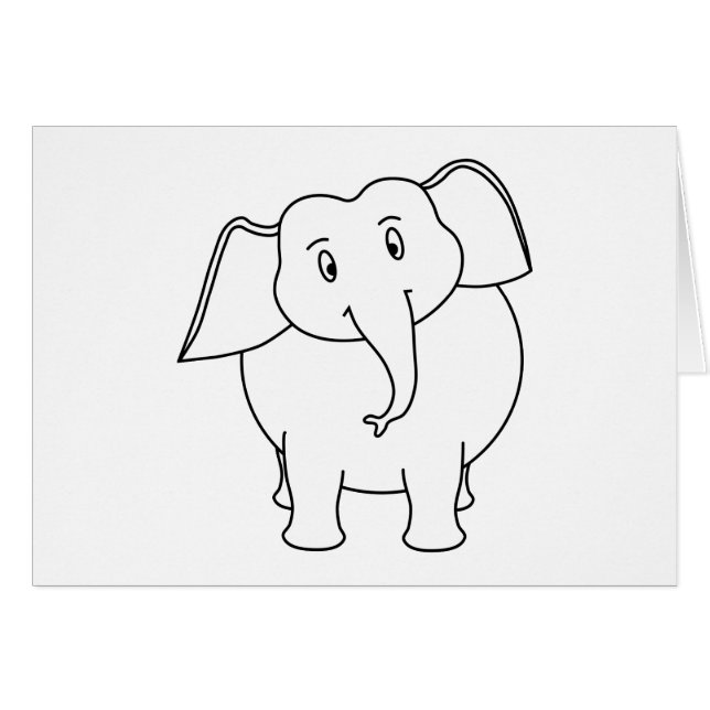 Witte olifant. (Voorkant Horizontaal)