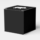 Witte olifant bedankdoosjes (Voorkant Zijde)