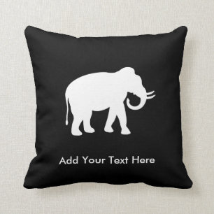 Witte Olifant Cadeau Uitwisseling Feest Kussen