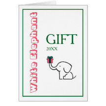 Witte Olifant Cadeau Uitwisseling Kerstfeest