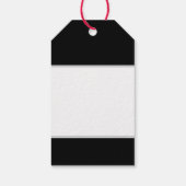 Witte olifant cadeaulabel (Achterkant)